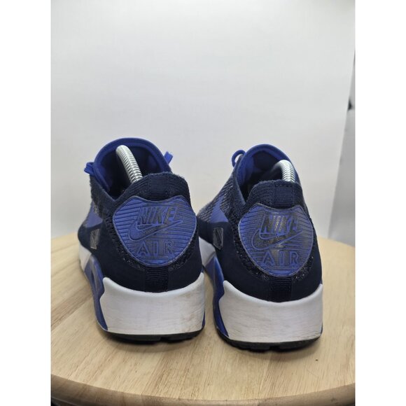 Rare FindNike Air Max 90 Ultra 2.0 Flyknit Shoes Collegiate Navy Men’s Size 9.5 - Picture 6 of 10